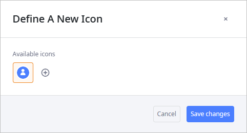 define a new icon for a supply chain object